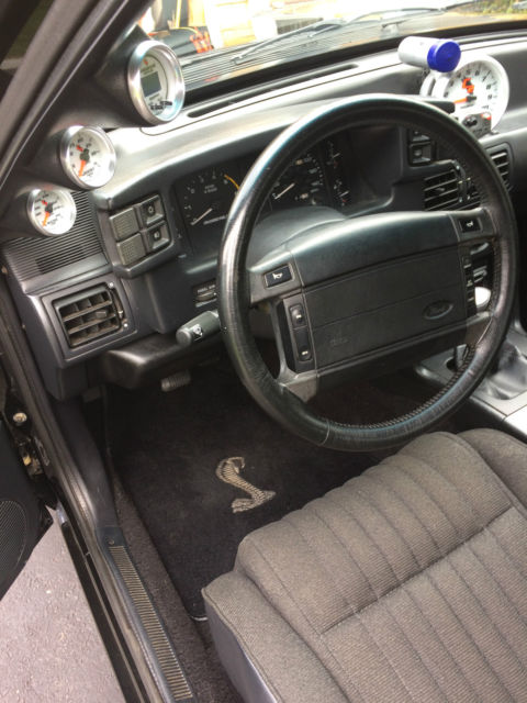 1992 Black Ford Mustang Hatchback