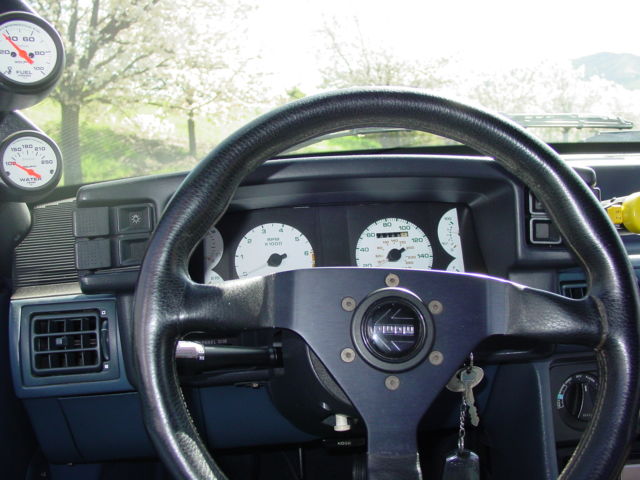 1988 Blue Ford Mustang Coupe