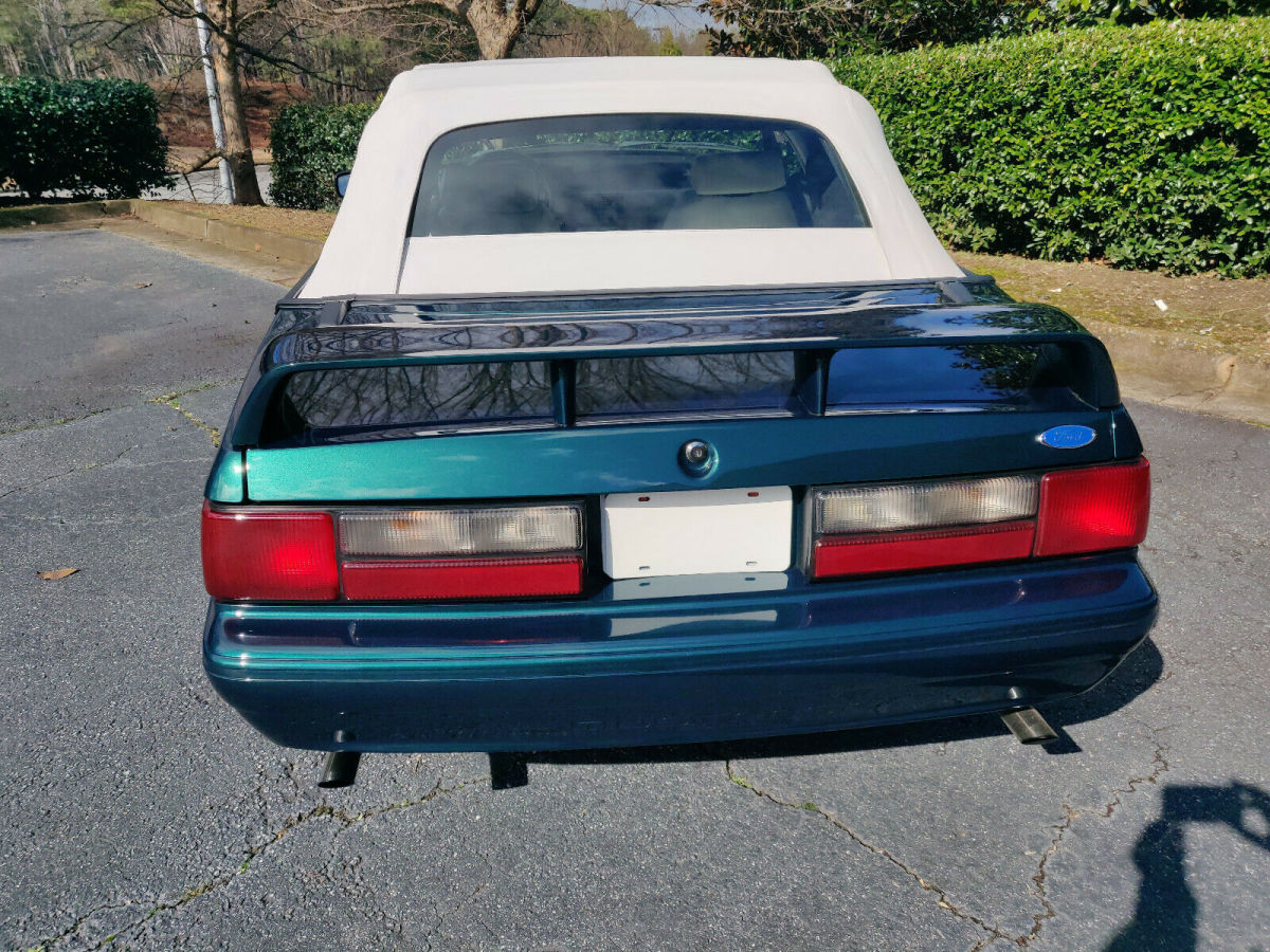1992 Green Ford Mustang Convertible