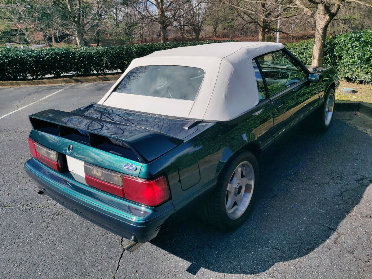 1992 Green Ford Mustang Convertible