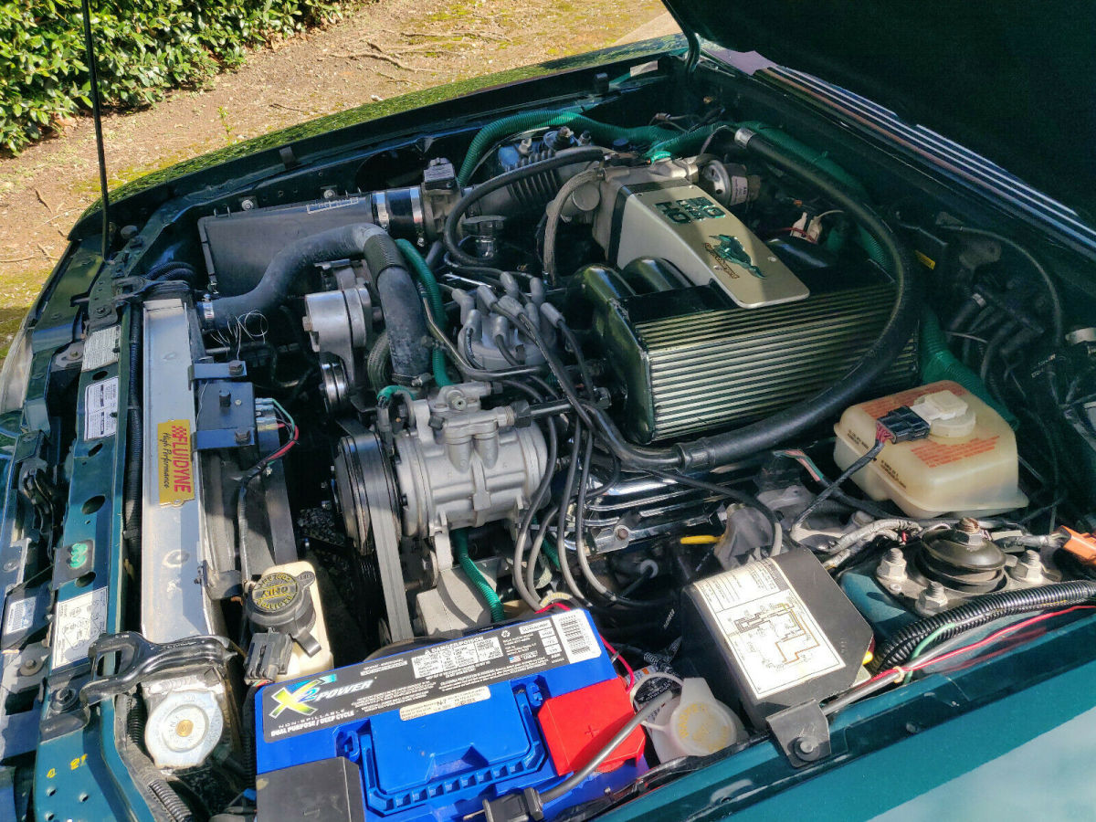 1992 Green Ford Mustang Convertible
