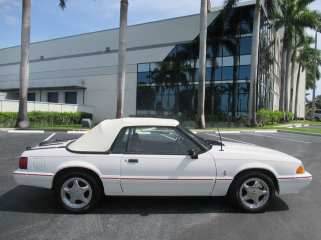 1993 WHITE Ford Mustang CONVERTIBLE