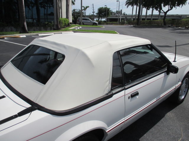 1993 WHITE Ford Mustang CONVERTIBLE