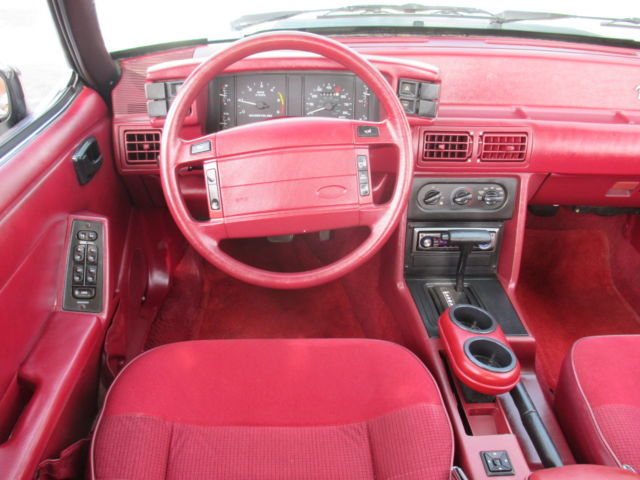 1993 WHITE Ford Mustang CONVERTIBLE