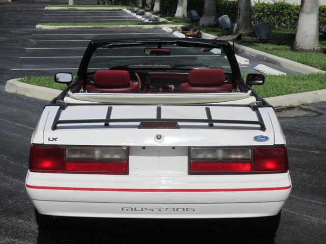 1993 WHITE Ford Mustang CONVERTIBLE
