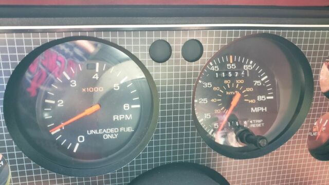 1984 Red Ford Mustang Convertible