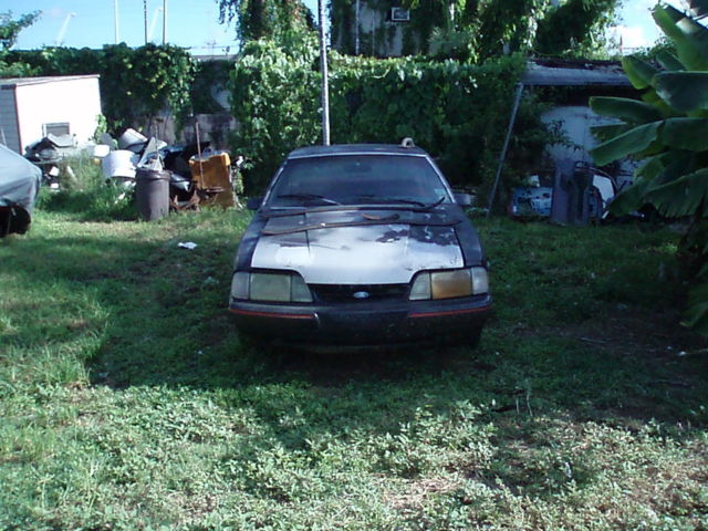 1988 Red Ford Mustang Coupe