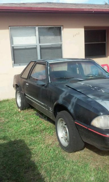 1988 Red Ford Mustang Coupe