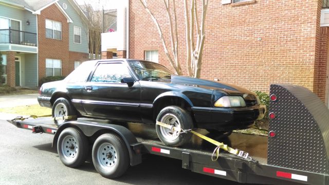 1989 Blue Ford Mustang Coupe