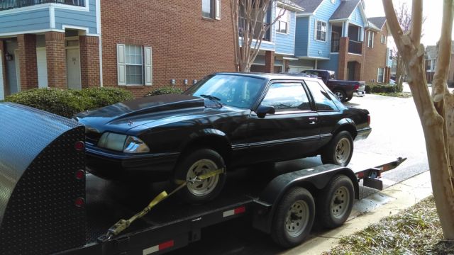 1989 Blue Ford Mustang Coupe