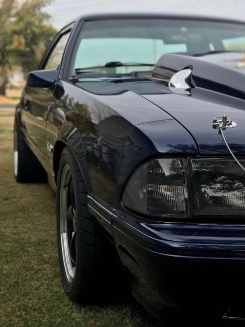 1989 Blue Ford Mustang Coupe
