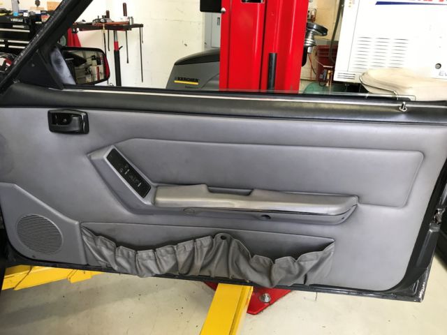 1990 Black Ford Mustang Hatchback