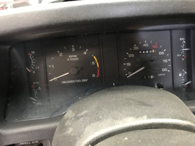 1990 Black Ford Mustang Hatchback