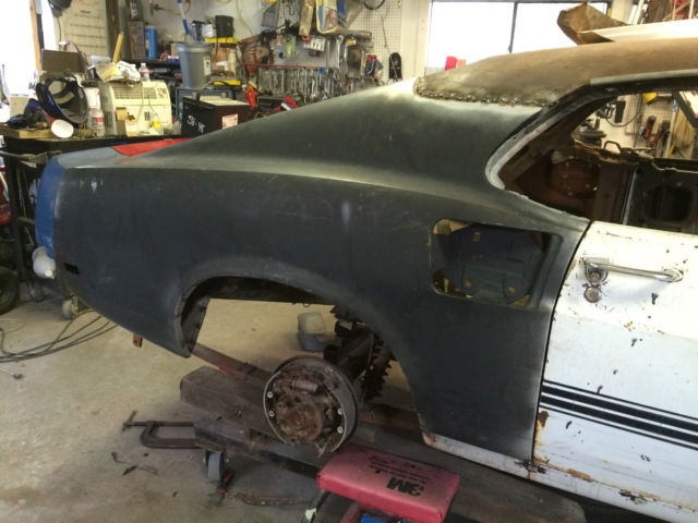 1969 Jade Black Ford Mustang Fastback