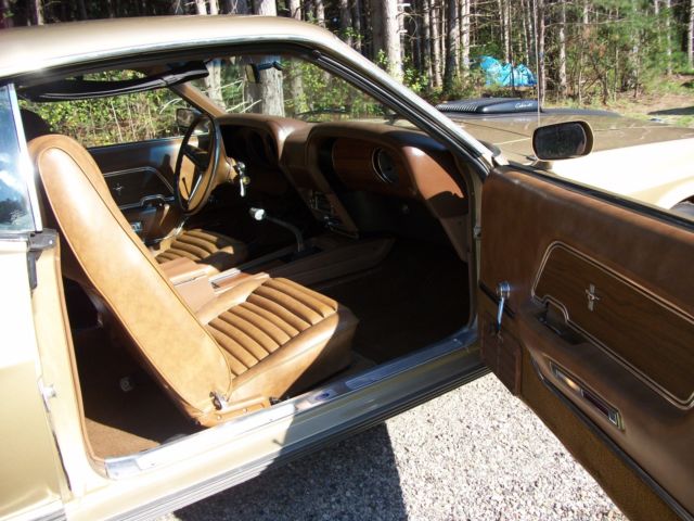 1970 Gold Ford Mustang Fastback