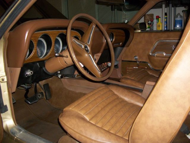 1970 Gold Ford Mustang Fastback