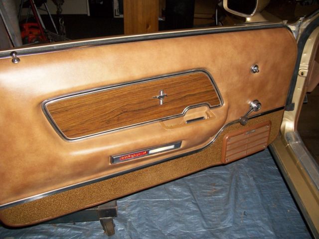 1970 Gold Ford Mustang Fastback