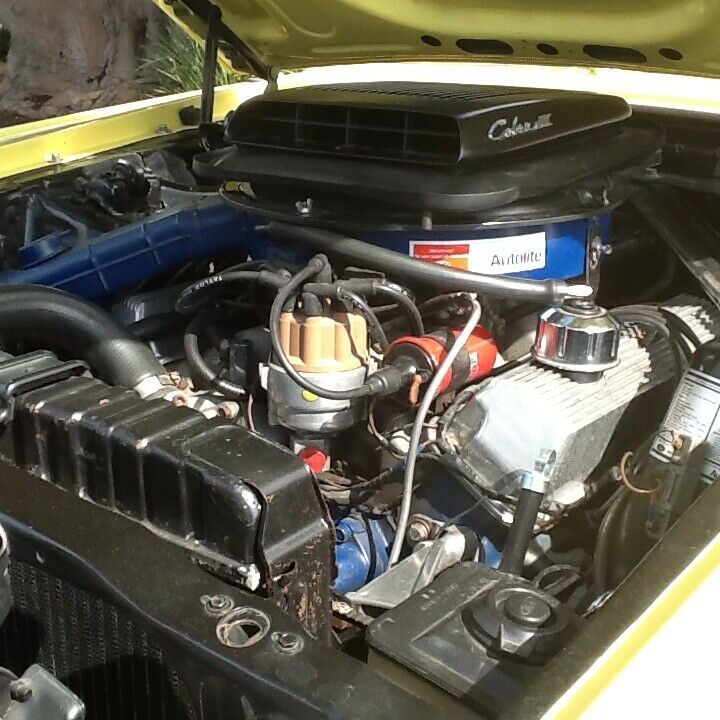 1970 Yellow Ford Mustang coupe