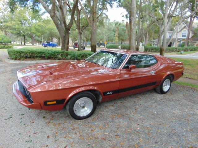 1973 Burnt orange Ford Mustang Coupe
