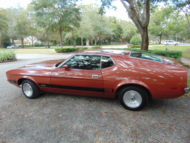 1973 Burnt orange Ford Mustang Coupe