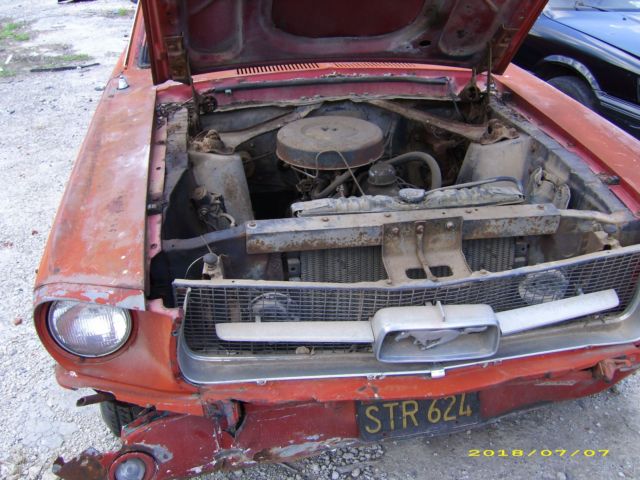 1967 Red Ford Mustang Coupe
