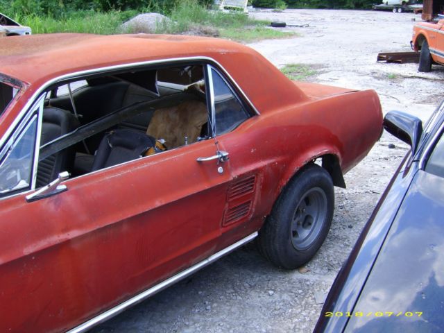 1967 Red Ford Mustang Coupe