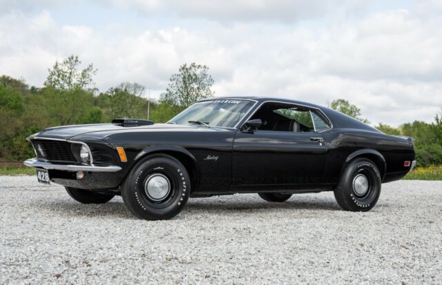 1970 Black Ford Mustang