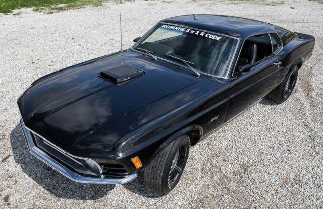 1970 Black Ford Mustang