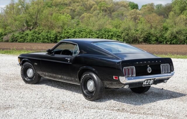 1970 Black Ford Mustang