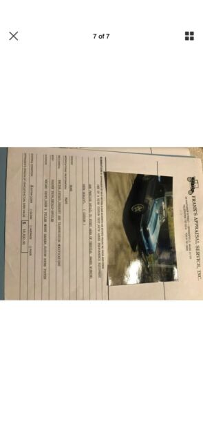 1988 Blue Ford Mustang Convertible