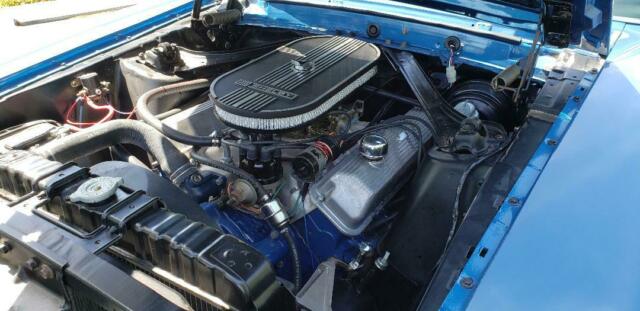 1970 Blue Ford Mustang