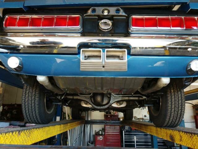 1970 Blue Ford Mustang