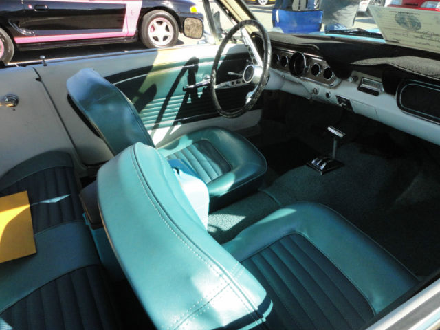 1966 Teal Ford Mustang Coupe