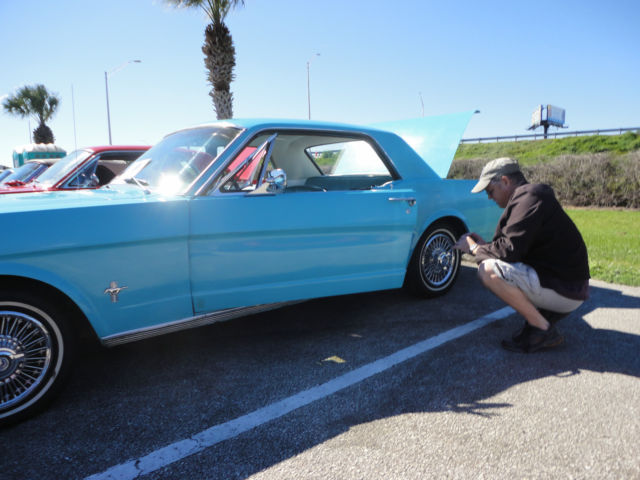 1966 Teal Ford Mustang Coupe