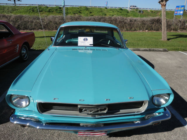 1966 Teal Ford Mustang Coupe