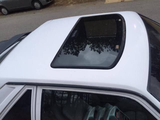 1985 White Ford Mustang Hatchback