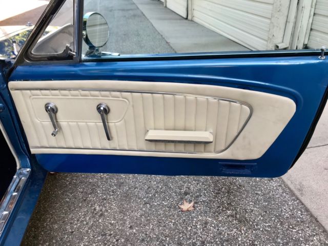 1965 Blue Ford Mustang Coupe