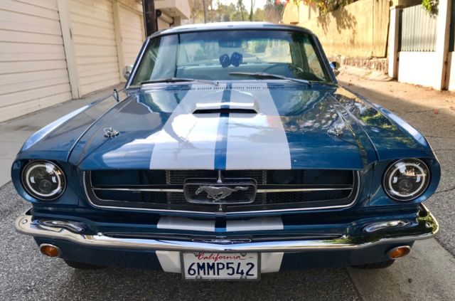 1965 Blue Ford Mustang Coupe