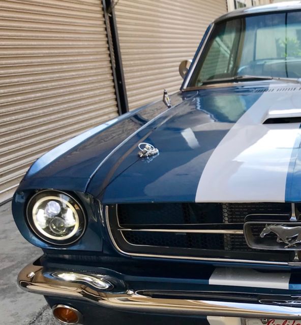 1965 Blue Ford Mustang Coupe