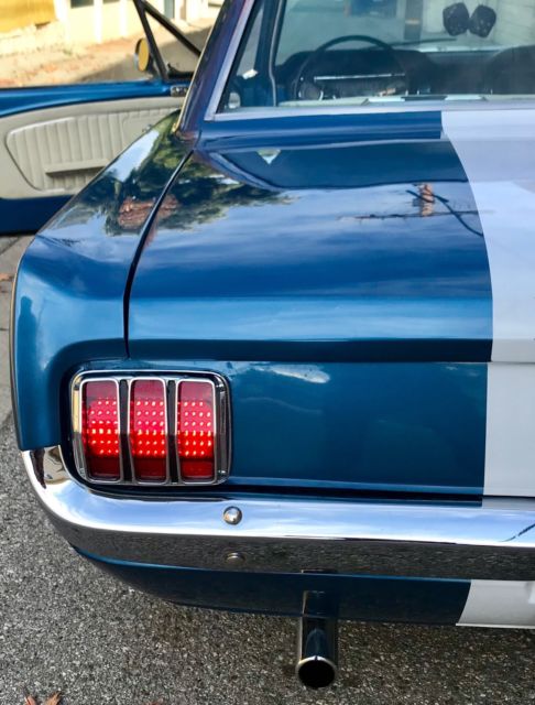 1965 Blue Ford Mustang Coupe
