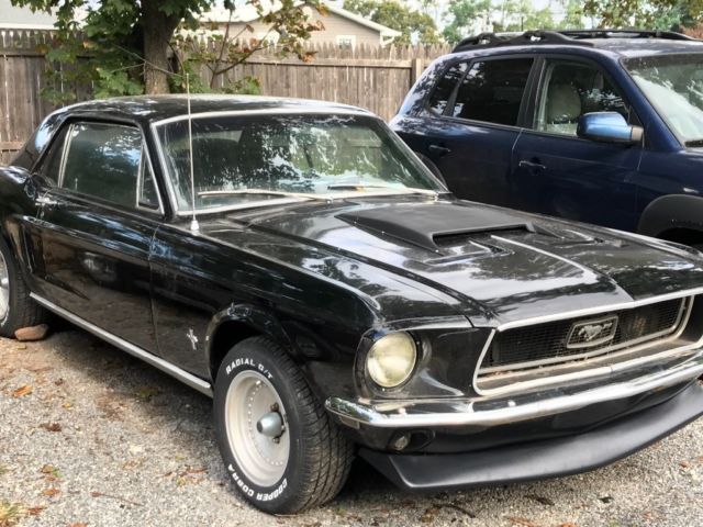 1968 Black Ford Mustang Coupe