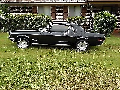 1968 Black Ford Mustang Coupe