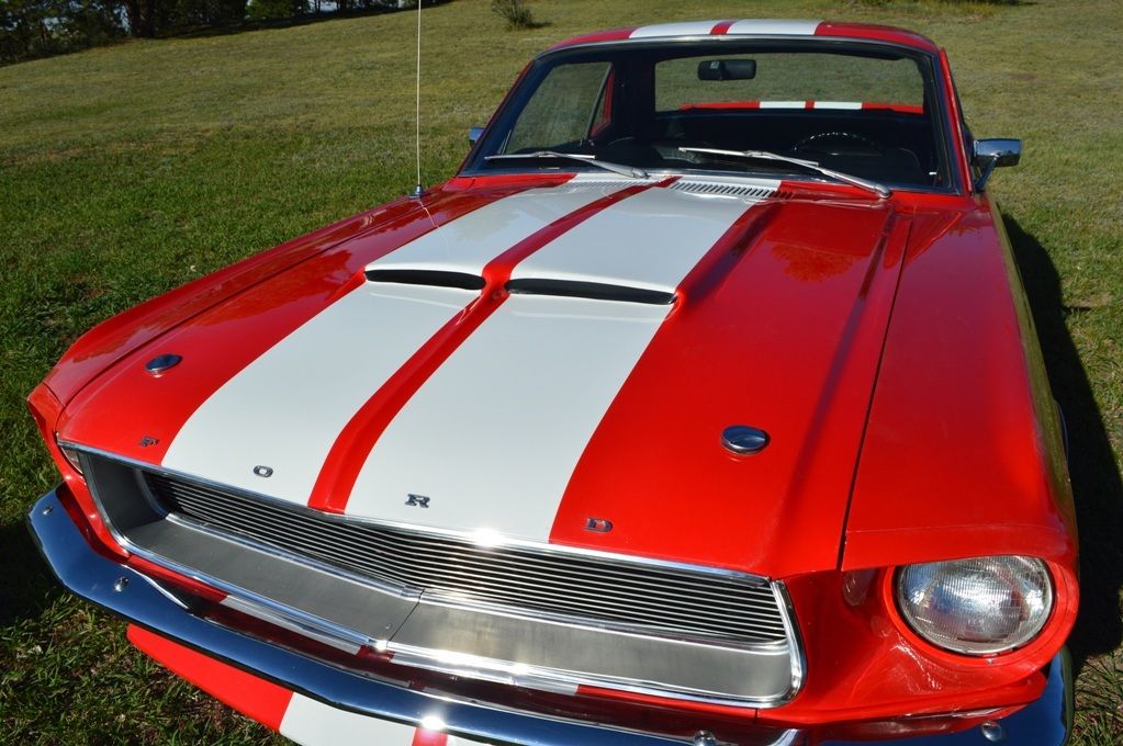 1968 Red Ford Mustang Coupe