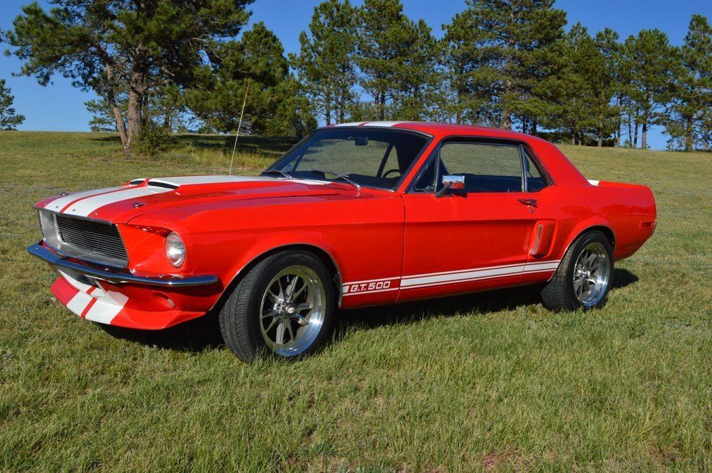 1968 Red Ford Mustang Coupe