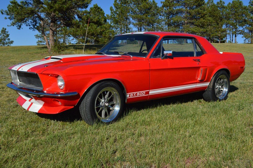 1968 Red Ford Mustang Coupe