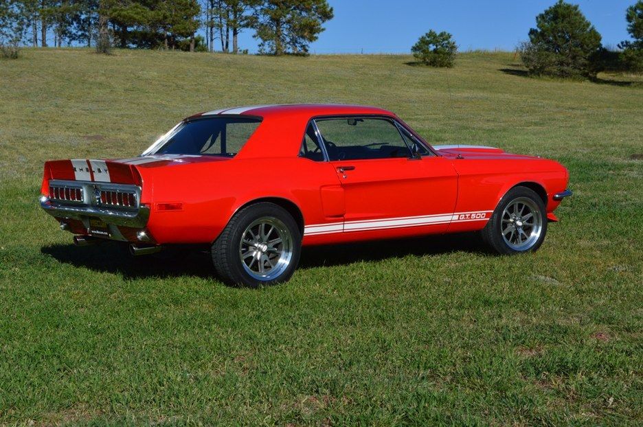 1968 Red Ford Mustang Coupe