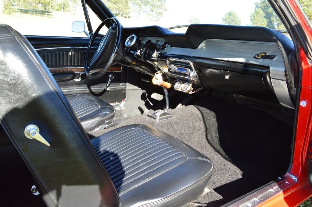 1968 Red Ford Mustang Coupe