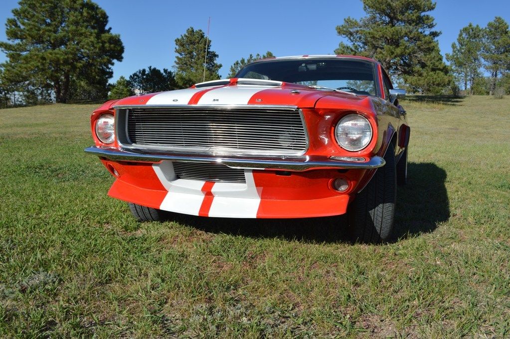 1968 Red Ford Mustang Coupe