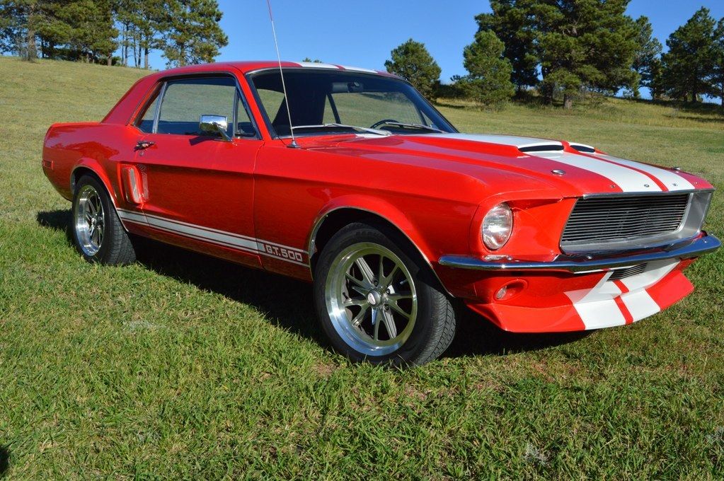 1968 Red Ford Mustang Coupe