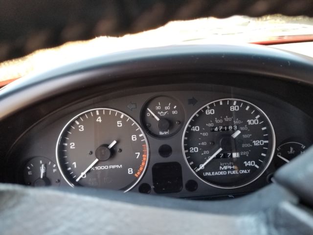 1991 Red Mazda MX-5 Miata Convertible